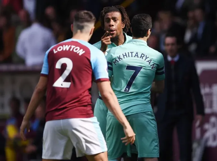 Framed Print : Clash of Titans: Burnley vs. Arsenal, Premier League 2018-19 - Iwobi vs. Lowton Framed Print : Clash of Titans: Burnley vs. Arsenal, Premier League 2018-19 - Iwobi vs. Lowton