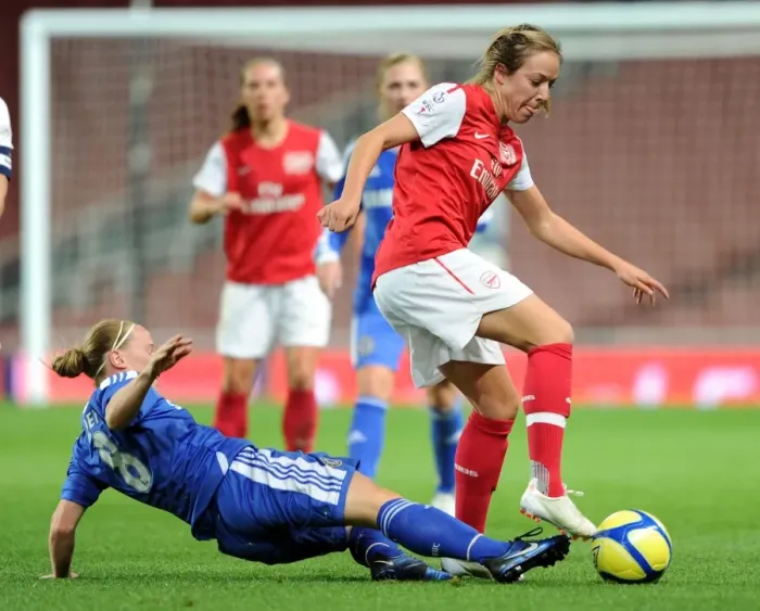 Framed Print : Clash of Titans: Davison vs. Buet - Arsenal Ladies vs. Chelsea LFC Showdown Framed Print : Clash of Titans: Davison vs. Buet - Arsenal Ladies vs. Chelsea LFC Showdown