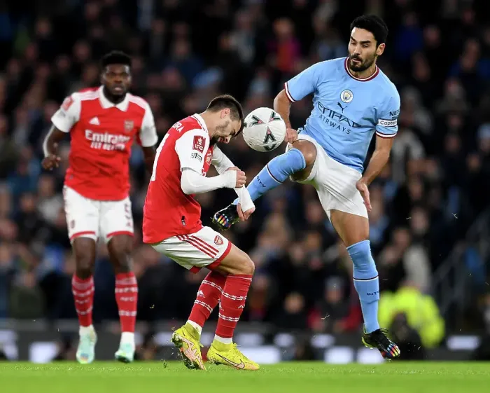 Framed Print : Clash of Titans: Fabio Vieira vs. Ilkay Gundogan - Manchester City vs. Arsenal, Emirates FA Cup Fourth Round Framed Print : Clash of Titans: Fabio Vieira vs. Ilkay Gundogan - Manchester City vs. Arsenal, Emirates FA Cup Fourth Round