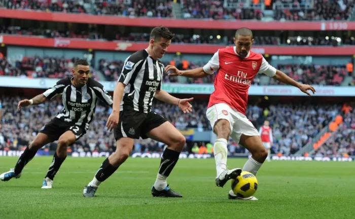 Framed Print : Clash of the Titans: Gael Clichy vs. Joey Barton - Arsenal 0:1 Newcastle United Framed Print : Clash of the Titans: Gael Clichy vs. Joey Barton - Arsenal 0:1 Newcastle United