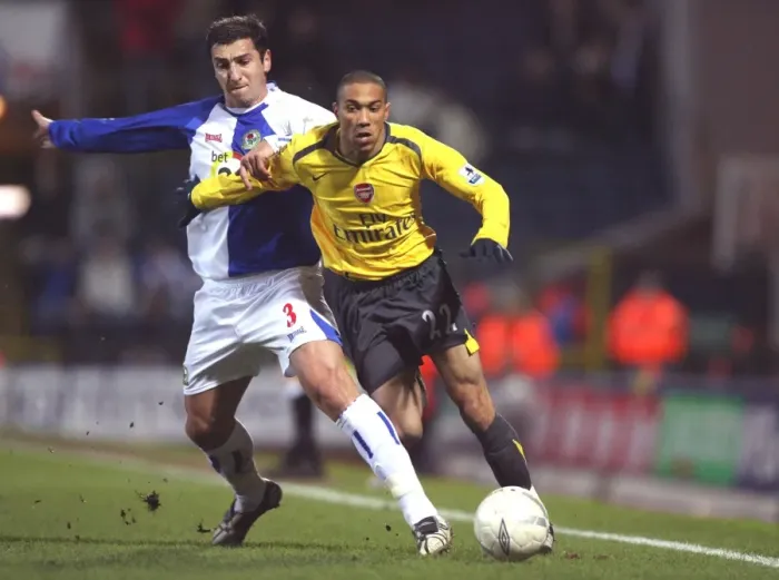 Framed Print : Clash of Titans: Gael Clichy vs Zurab Khizanishvili - Arsenal's Narrow FA Cup Victory