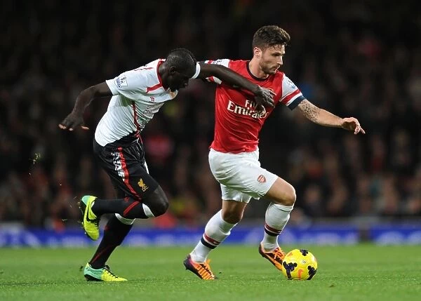 Clash of Titans: Giroud vs. Sakho - Arsenal vs. Liverpool, Premier League 2013-14: A Battle of Strength and Skill