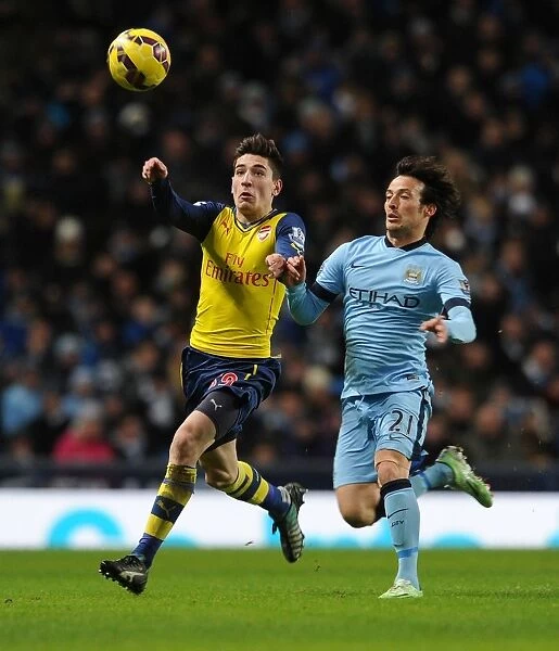 Clash of Titans: Hector Bellerin vs. David Silva - Manchester City vs. Arsenal, Premier League 2014-15