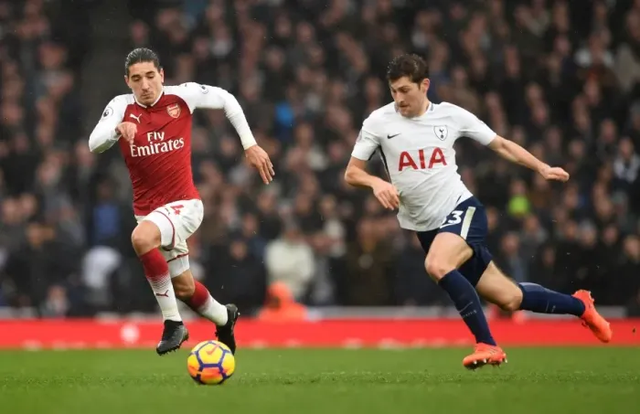 Framed Print : Clash of the Titans: Hector Bellerin vs Ben Davies in the Arsenal v Tottenham Rivalry Framed Print : Clash of the Titans: Hector Bellerin vs Ben Davies in the Arsenal v Tottenham Rivalry