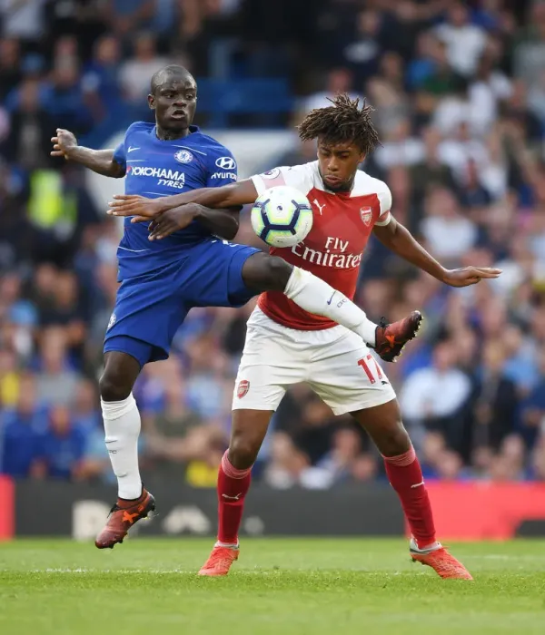 Framed Print : Clash of Titans: Iwobi vs. Kante - Chelsea vs. Arsenal, Premier League 2018-19 Framed Print : Clash of Titans: Iwobi vs. Kante - Chelsea vs. Arsenal, Premier League 2018-19