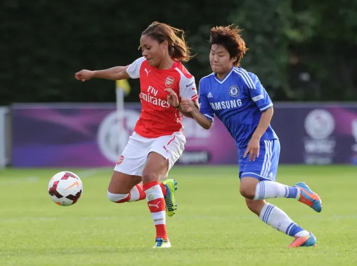 Framed Print : Clash of Titans: Ji So Yun vs. Alex Scott in WSL Showdown