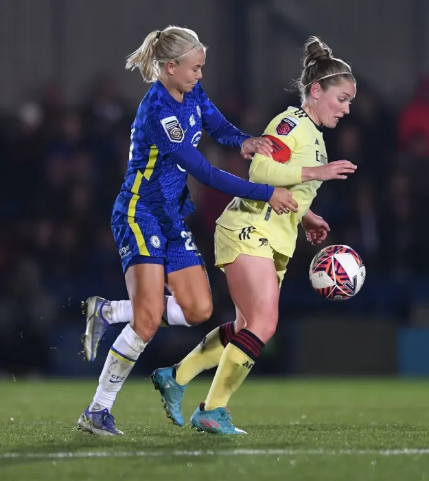 Framed Print : Clash of Titans: Kim Little vs. Pernille Harder - A FA WSL Showdown: Chelsea Women vs. Arsenal Women (2021-22) Framed Print : Clash of Titans: Kim Little vs. Pernille Harder - A FA WSL Showdown: Chelsea Women vs. Arsenal Women (2021-22)