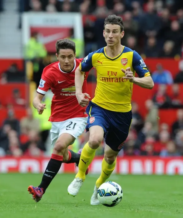 Framed Print : Clash of Titans: Koscielny vs. Herrera - A Premier League Battle Framed Print : Clash of Titans: Koscielny vs. Herrera - A Premier League Battle