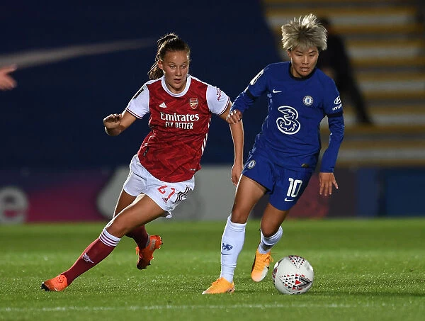 Clash of Titans: Malin Gut vs So-Yun Ji in Chelsea Women vs Arsenal Women Continental Cup Showdown
