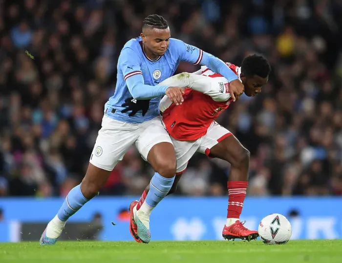 Framed Print : Clash of Titans: Manchester City vs. Arsenal - FA Cup Fourth Round Showdown Framed Print : Clash of Titans: Manchester City vs. Arsenal - FA Cup Fourth Round Showdown