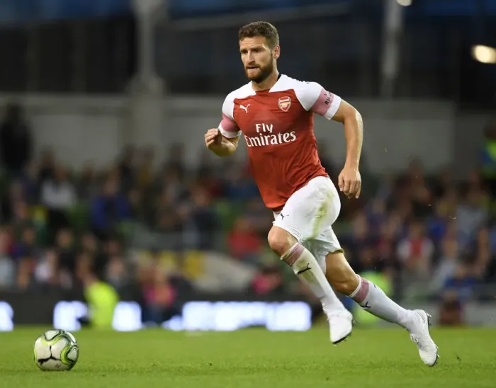 Framed Print : Clash of Titans: Mustafi vs. Chelsea in Arsenal's 2018 Pre-Season Showdown Framed Print : Clash of Titans: Mustafi vs. Chelsea in Arsenal's 2018 Pre-Season Showdown