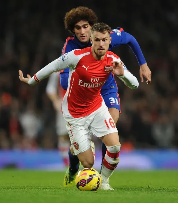 Framed Print : Clash of the Titans: Ramsey vs. Fellaini - Arsenal vs. Manchester United Midfield Battle (2014-15) Framed Print : Clash of the Titans: Ramsey vs. Fellaini - Arsenal vs. Manchester United Midfield Battle (2014-15)