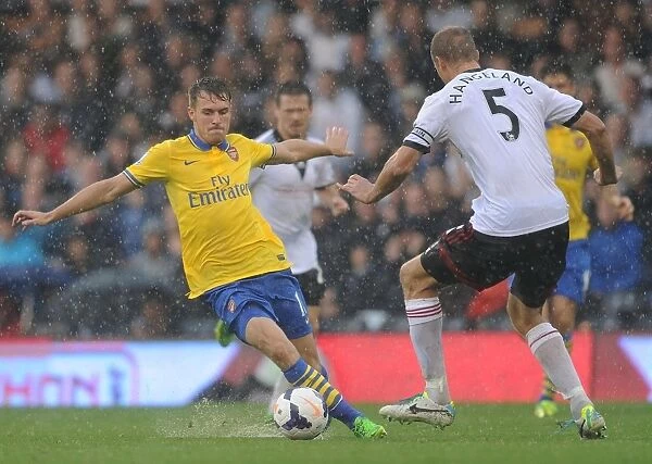 Clash of Titans: Ramsey vs. Hangeland - Fulham vs. Arsenal, Premier League 2013-14