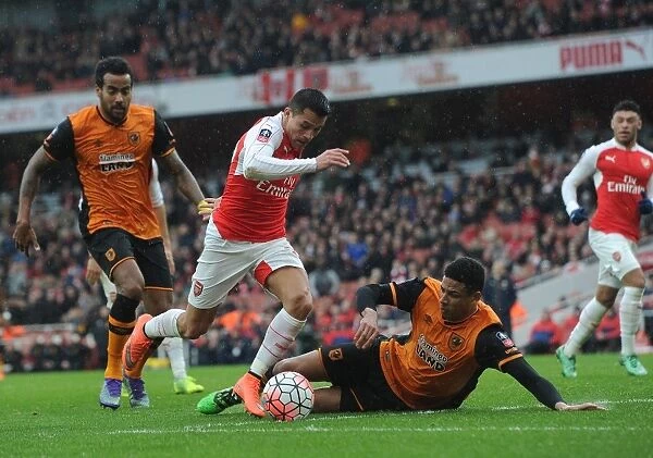 Clash of Titans: Sanchez vs. Davies in FA Cup Battle at Emirates
