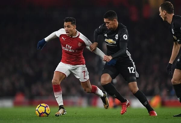 Clash of Titans: Sanchez vs Smalling - A Wit and Skill Battle: Arsenal's Sanchez vs Manchester United's Smalling, Premier League 2017-18