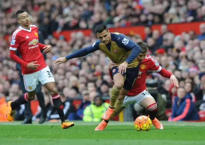 Framed Print : Clash of Titans: Sanchez vs. Varela - Manchester United vs. Arsenal Premier League Showdown Framed Print : Clash of Titans: Sanchez vs. Varela - Manchester United vs. Arsenal Premier League Showdown