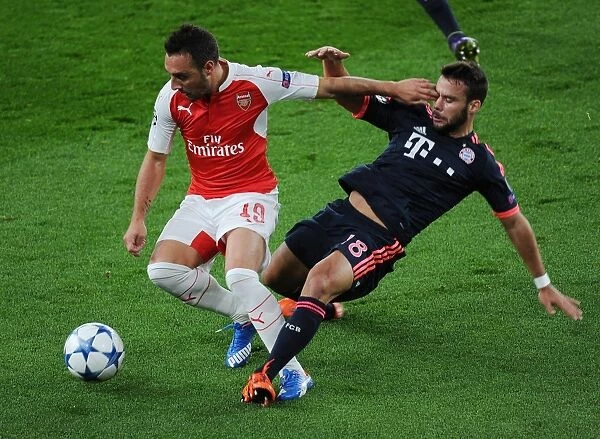 Clash of Titans: Santi Cazorla vs. Juan Bernat - Arsenal vs. Bayern Munich, UEFA Champions League