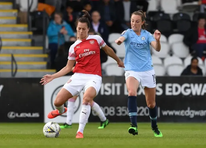 Framed Print : Clash of Titans: Schnaderbeck vs. Weir in Arsenal Women vs. Manchester City Women Showdown Framed Print : Clash of Titans: Schnaderbeck vs. Weir in Arsenal Women vs. Manchester City Women Showdown