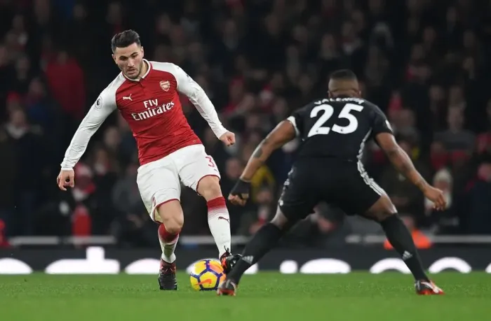 Framed Print : Clash of Titans: Sead Kolasinac vs. Antonio Valencia - Arsenal vs. Manchester United, Premier League, 2017 Framed Print : Clash of Titans: Sead Kolasinac vs. Antonio Valencia - Arsenal vs. Manchester United, Premier League, 2017