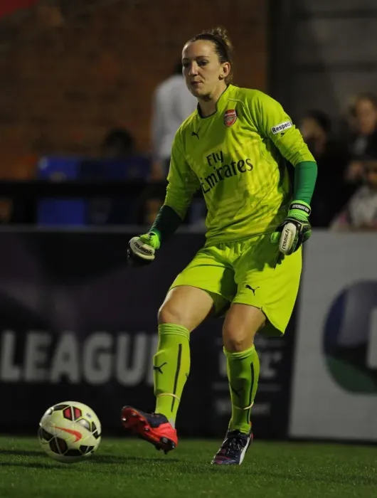 Framed Print : Clash of Titans: Siobhan Chamberlain vs. Sophie Ingle - A Battle at the WSL Match