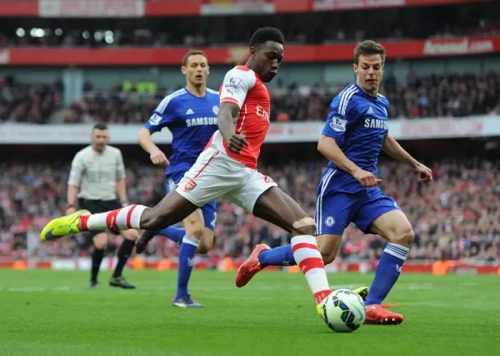 Framed Print : Clash of Titans: Welbeck vs Azpilicueta - Arsenal vs Chelsea Showdown, Premier League 2015