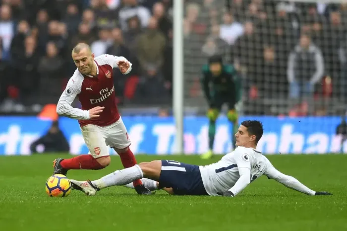 Framed Print : Clash at Wembley: Wilshere vs. Lamela - Tottenham vs. Arsenal, Premier League