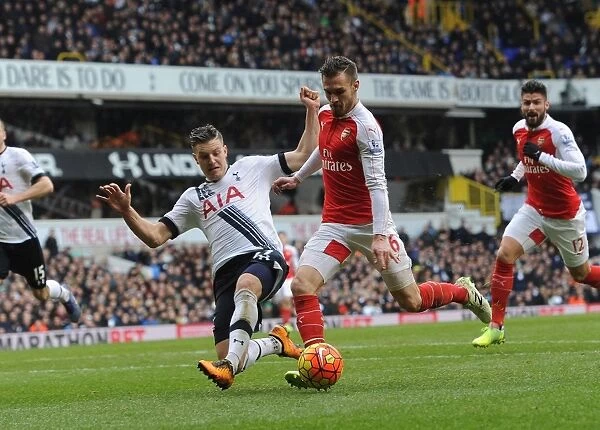 Clash at White Hart Lane: Ramsey vs. Wimmer - A Football Battle