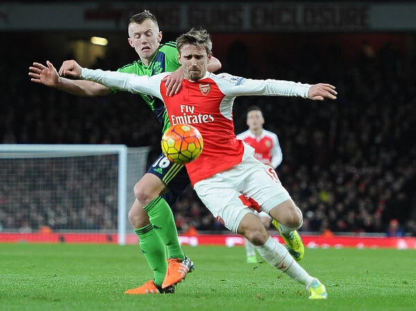 Clash of Willows: Monreal and Ward-Prowse Lock Horns in Intense Arsenal-Southampton Battle