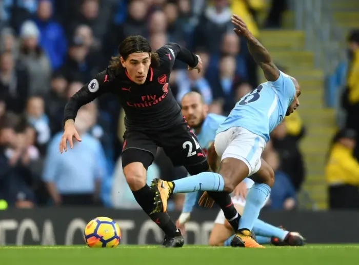 Framed Print : Clash of the Wings: Bellerin vs Delph - Manchester City vs Arsenal Showdown Framed Print : Clash of the Wings: Bellerin vs Delph - Manchester City vs Arsenal Showdown