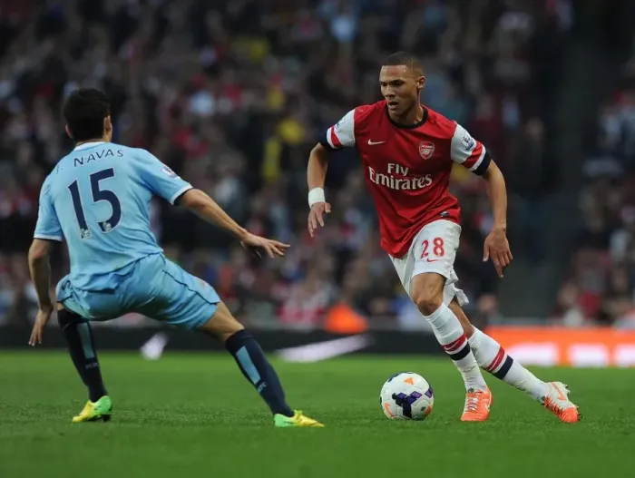 Framed Print : Clash of Wings: Gibbs vs. Navas - Arsenal vs. Manchester City