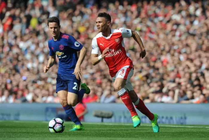Framed Print : Clash of the Wings: Kieran Gibbs vs Ander Herrera (Arsenal vs Manchester United, 2016-17) Framed Print : Clash of the Wings: Kieran Gibbs vs Ander Herrera (Arsenal vs Manchester United, 2016-17)