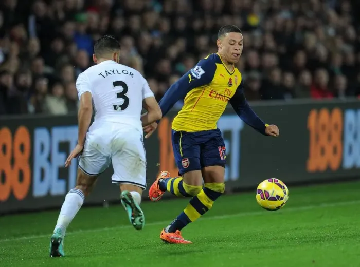 Framed Print : Clash of Wings: Sanchez vs. Taylor in Swansea Derby Framed Print : Clash of Wings: Sanchez vs. Taylor in Swansea Derby