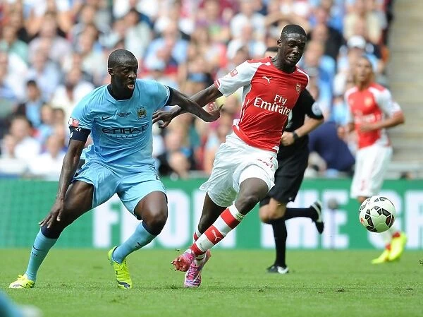 Clash of Yayas: Sanogo vs Toure, Arsenal vs Manchester City - FA Community Shield 2014 / 15