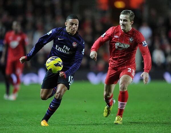 Clash of Young Talents: Oxlade-Chamberlain vs Shaw, Southampton vs Arsenal, Premier League 2012-13
