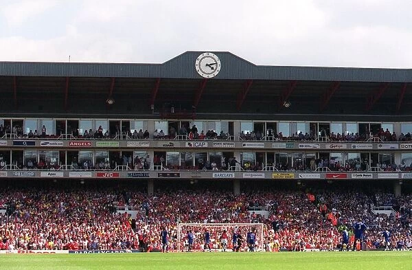 The Clock End Arsenal stadium. Arsenal v Leicester City. FA Premiership