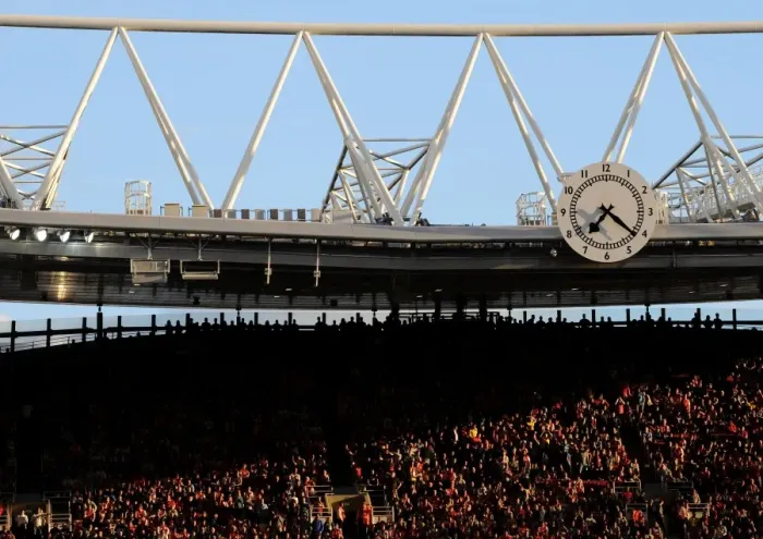 Framed Print : Clock End: Arsenal vs. Crystal Palace, Premier League 2014 / 15 Framed Print : Clock End: Arsenal vs. Crystal Palace, Premier League 2014 / 15