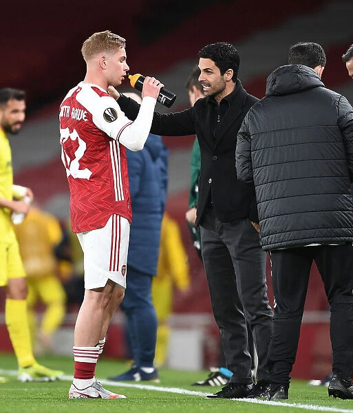 Behind Closed Doors: Arteta and Smith Rowe's Europa League Semi-Final Moment with Arsenal