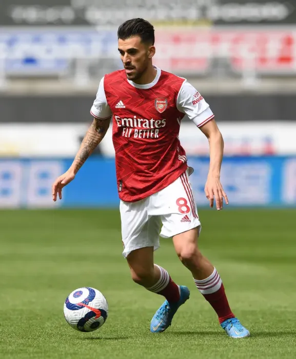 Framed Print : Behind Closed Doors: Dani Ceballos Leads Arsenal to Victory over Newcastle United (Premier League, 2021)