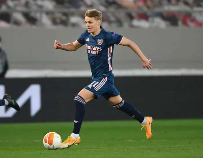 Framed Print : Behind Closed Doors: Martin Odegaard's Europa League Debut for Arsenal against Olympiacos (March 2021) Framed Print : Behind Closed Doors: Martin Odegaard's Europa League Debut for Arsenal against Olympiacos (March 2021)
