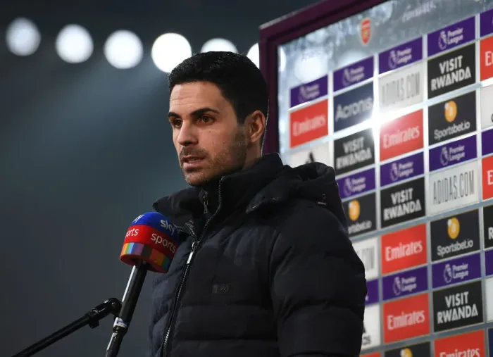 Framed Print : Behind Closed Doors: Mikel Arteta's Exclusive Pre-Match Interview - Arsenal vs. Wolverhampton Wanderers, Premier League 2020-21
