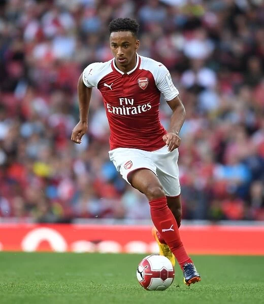 Cohen Bramall in Action: Arsenal vs Sevilla FC - Emirates Cup 2017-18