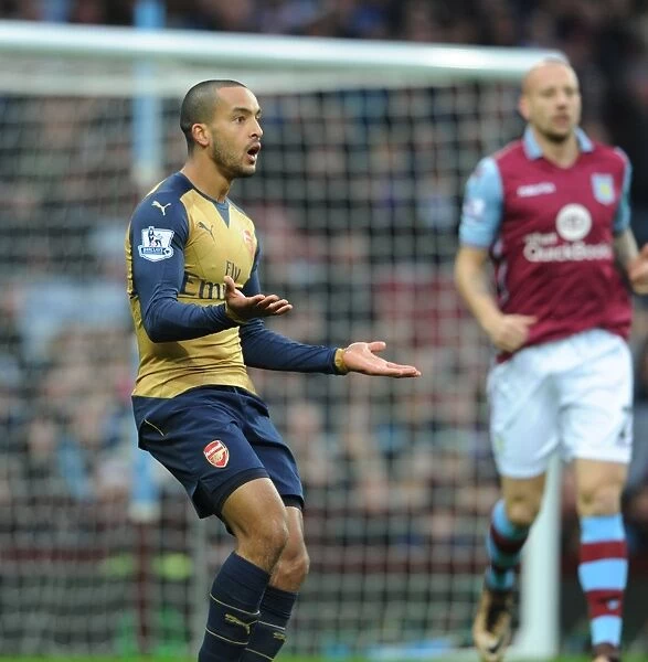 Controversial Penalty: Theo Walcott's Disputed Spot-kick in Aston Villa vs. Arsenal, Premier League 2015-16