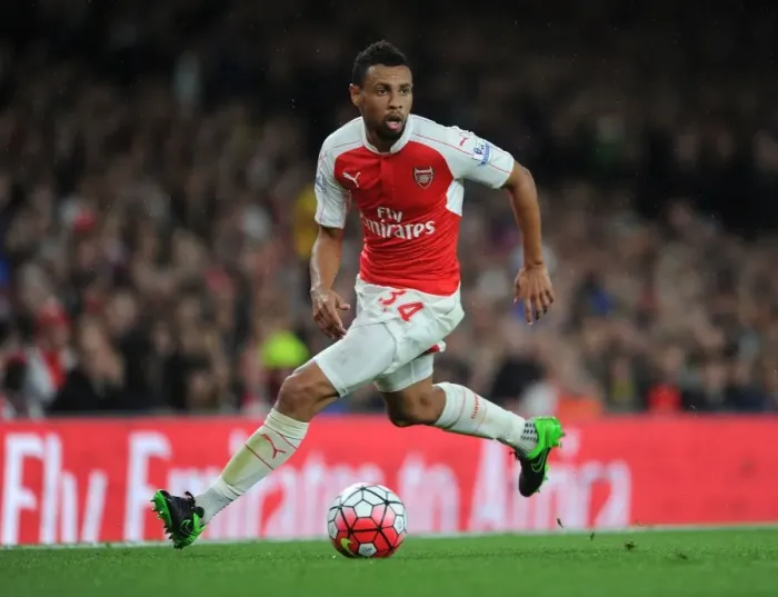 Framed Print : Coquelin in Action: Arsenal vs Liverpool, 2015 / 16 Premier League Framed Print : Coquelin in Action: Arsenal vs Liverpool, 2015 / 16 Premier League