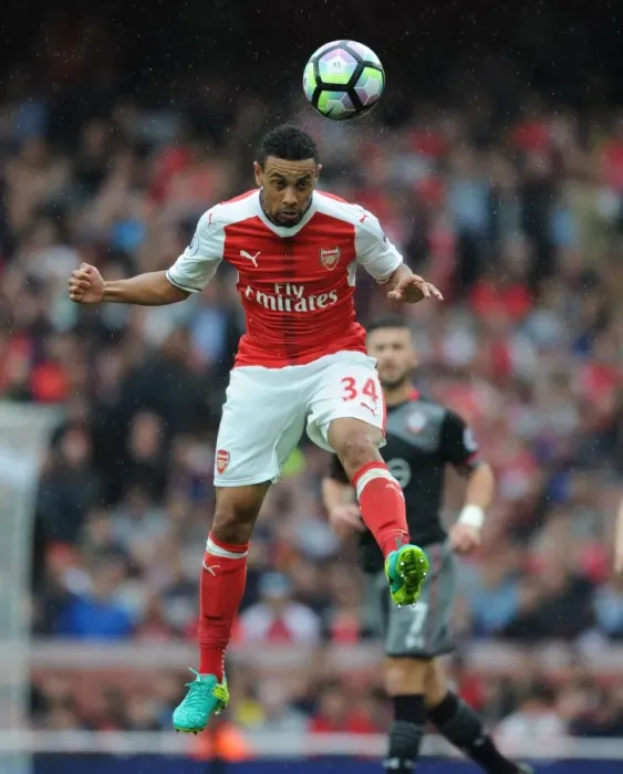 Framed Print : Coquelin in Action: Arsenal vs. Southampton (2016-17)