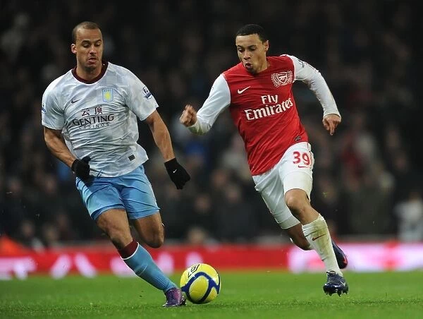 Coquelin vs. Agbonlahor: Intense Clash in Arsenal's FA Cup Battle