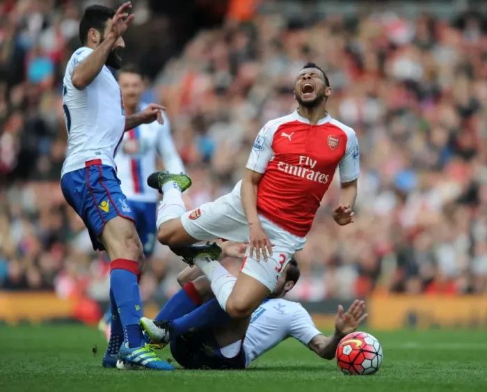Framed Print : Coquelin vs. Jedinak: Intense Rivalry Unfolds in Arsenal vs. Crystal Palace Clash, April 2016 Framed Print : Coquelin vs. Jedinak: Intense Rivalry Unfolds in Arsenal vs. Crystal Palace Clash, April 2016
