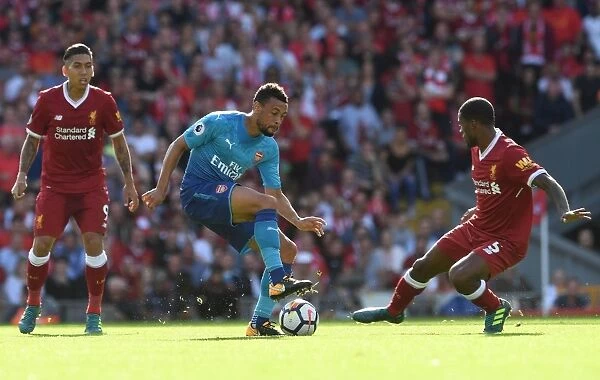 Coquelin vs. Wijnaldum: Intense Battle at Anfield - Liverpool vs. Arsenal, 2017-18 Premier League