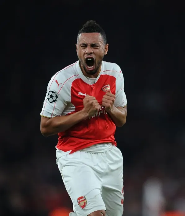 Framed Print : Coquelin's Stunner: Arsenal Stuns Bayern Munich with Opener in Champions League Showdown (2015) Framed Print : Coquelin's Stunner: Arsenal Stuns Bayern Munich with Opener in Champions League Showdown (2015)