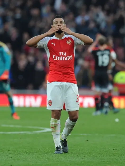 Framed Print : Coquelin's Stunner: Arsenal's Euphoric Victory Over Manchester United in the 2015 / 16 Premier League Framed Print : Coquelin's Stunner: Arsenal's Euphoric Victory Over Manchester United in the 2015 / 16 Premier League