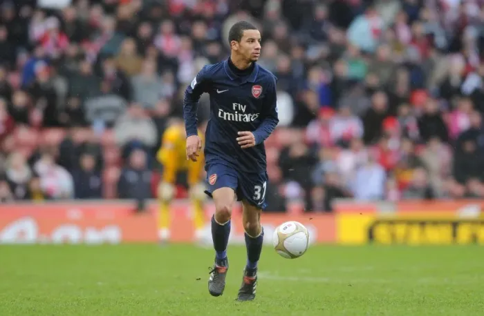 Framed Print : Craig Eastmond (Arsenal). Stoke City 3: 1 Arsenal, FA Cup 4th round, The Britannia Stadium Framed Print : Craig Eastmond (Arsenal). Stoke City 3: 1 Arsenal, FA Cup 4th round, The Britannia Stadium